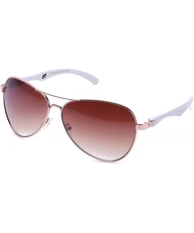 Wavey" - Modern Aviator Design Gradient UV Protected Lenses High Fashion Quality Sunglasses for Men - CZ17WXL6ULY $12.39 Aviator