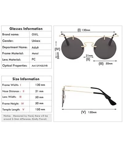 Men Women Vintage Round Brow Sunglasses Colored Metal Frame Tinted Lens Shades - Black-red - CC18IGU2N8R $15.10 Round