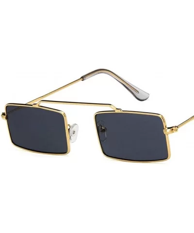 Vintage Steampunk Sunglasses Rectangle Glasses - 2 - CQ18Y38OHGS $33.40 Rimless