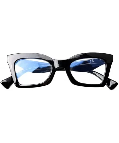 Anti-Blue Blocker Light Butterfly Readers Cateye Reading Glasses - Anti Blue - Black - CM18ZKDYM9C $14.77 Rectangular