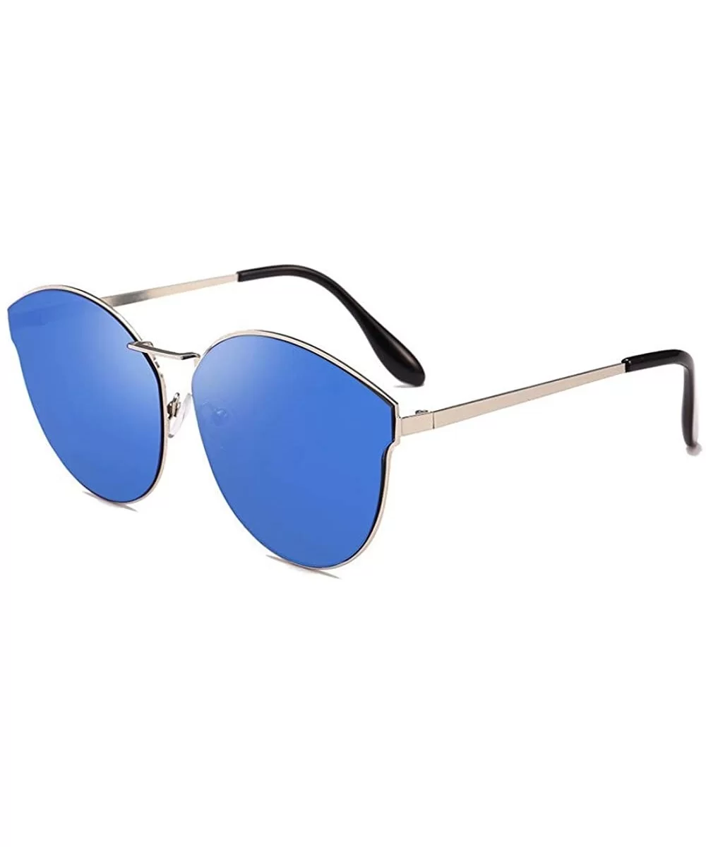 Women Men New Retro Fashion Shades Sunglasses Integrated UV Glasses - E - CR18SS4IOMY $11.70 Rimless