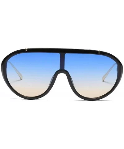 Designer Sunglasses Vintage Oversized - Blue - CC18LUS2D9X $18.29 Oversized