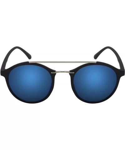 Retro Inspired Plastic Round Sunglasses for Men Women 53104-REV - CN18INLLRE4 $13.02 Round