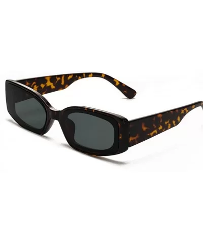 Cat Eye Sunglasses Women Fashion Er Rectangle Sun Glasses Ladies Vintage Candy Color Eyewear Shades - Black - CZ199CD5A9W $26...
