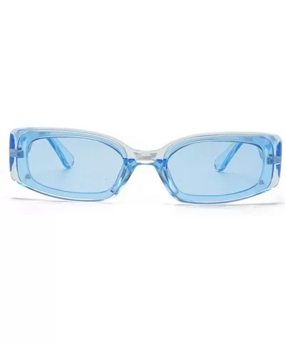 Cat Eye Sunglasses Women Fashion Er Rectangle Sun Glasses Ladies Vintage Candy Color Eyewear Shades - Black - CZ199CD5A9W $26...