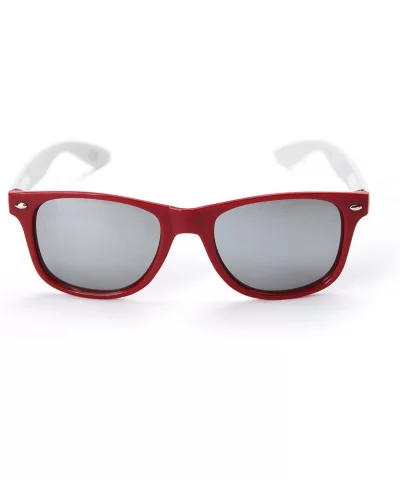 NCAA Unisex Alabama Crimson Tide Sunglasses - White/Silver - CU119UYG3OB $30.22 Sport