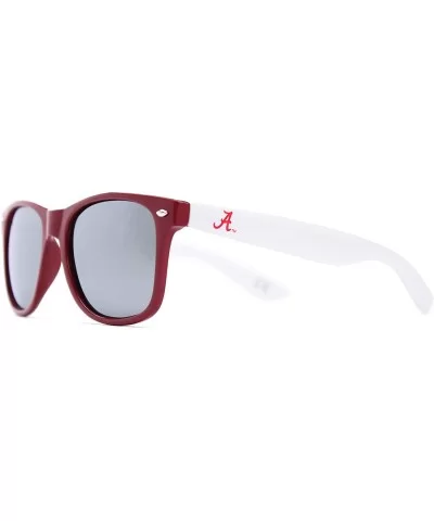 NCAA Unisex Alabama Crimson Tide Sunglasses - White/Silver - CU119UYG3OB $30.22 Sport