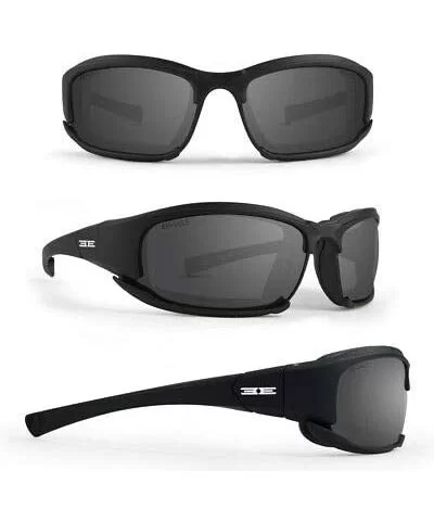 Hybrid Photochromic Ansi Z87.1+ Motorcycle Sunglasses - Black/Smoke Lens - C518IG73SQL $37.28 Goggle