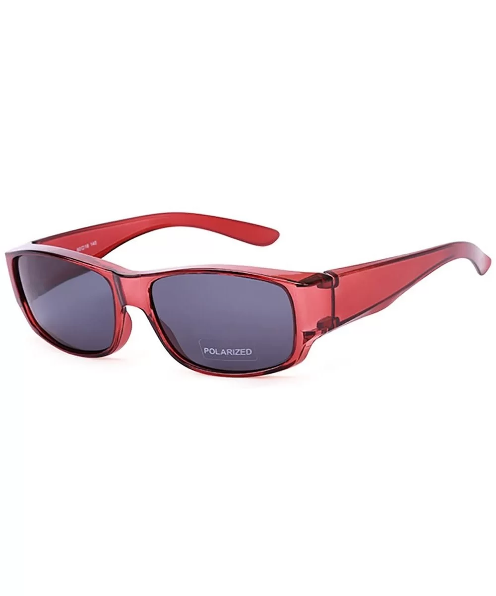 Driver Goggles Sunglasses Prescription Glasses - Red - CU18CYHKXO4 $34.37 Oversized