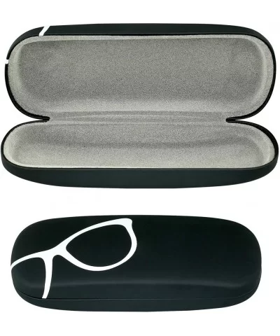 Glasses Case Hard Shell - Eyeglass And Sunglass Case For Men - Women - And Kids - Black Design - C2189N50CNG $11.50 Aviator