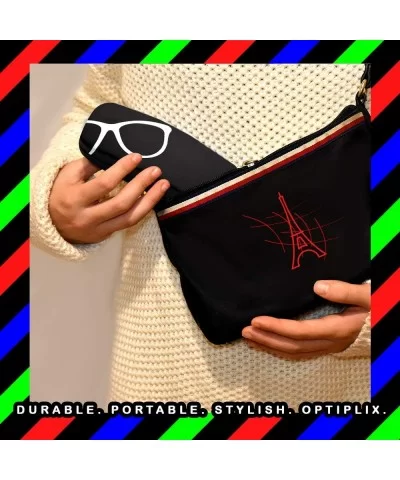 Glasses Case Hard Shell - Eyeglass And Sunglass Case For Men - Women - And Kids - Black Design - C2189N50CNG $11.50 Aviator