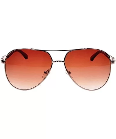 Grandeur Lady Sunglasses Toad Shaped Frame Luxury Bridge - Red/Red - CY1218U52UZ $22.70 Oval