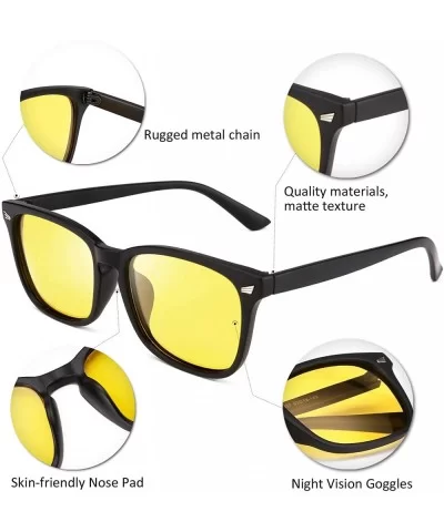 Square Horn Polarized Sunglasses Colorful Sunglasses for Men and Women B2568 - 03 Yellow - CD1969Z7O04 $17.12 Square