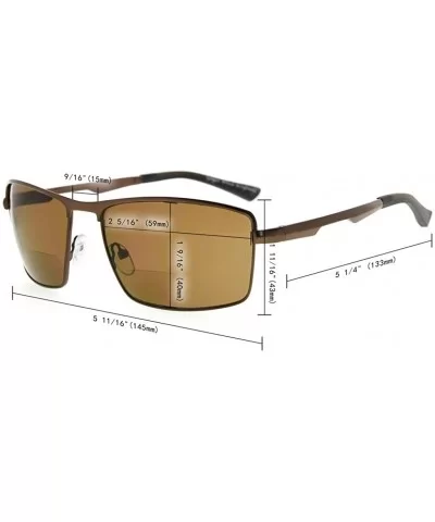 Mens Polycarbonate Lens Polarized Sunglasses With Metal Frame Spring Hinges - Black/Grey Lens - C3186L7NWT3 $49.77 Rectangular