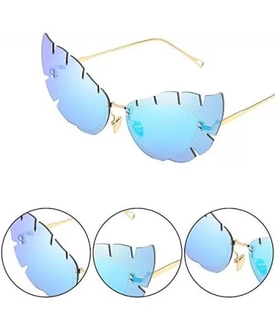 Vintage Butterfly Shaped Cat Eye Sunglasses Goggles for Women Men Retro Sun Glasses UV Protection - Style4 - CQ18RMTODCN $10....