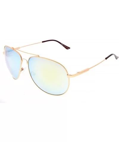 Large Bifocal Sunglasses Polit Style Sunshine Readers with Bendable Memory Bridge and Arm - CY18034GDML $41.04 Rectangular