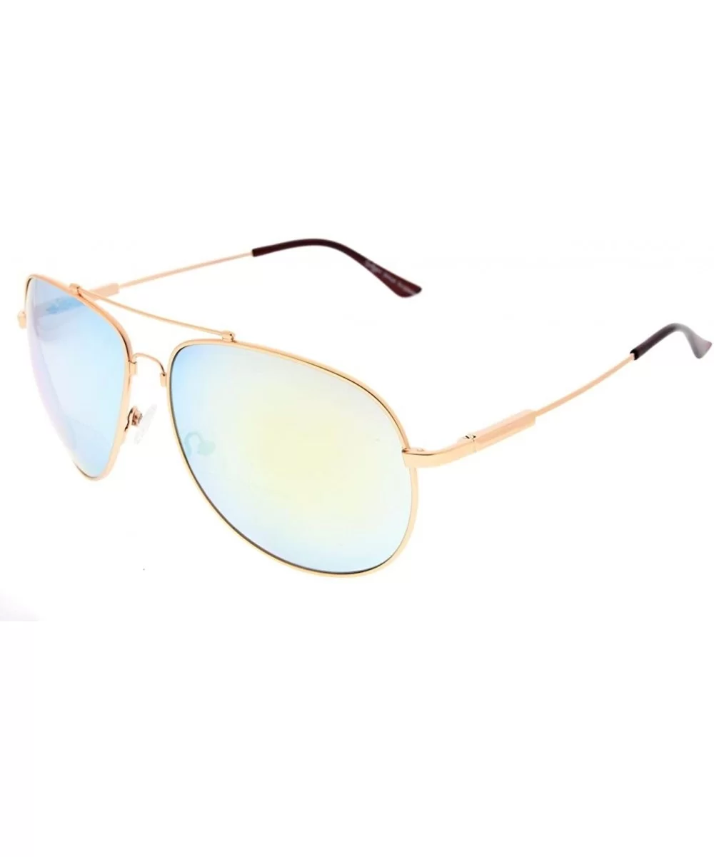 Large Bifocal Sunglasses Polit Style Sunshine Readers with Bendable Memory Bridge and Arm - CY18034GDML $41.04 Rectangular