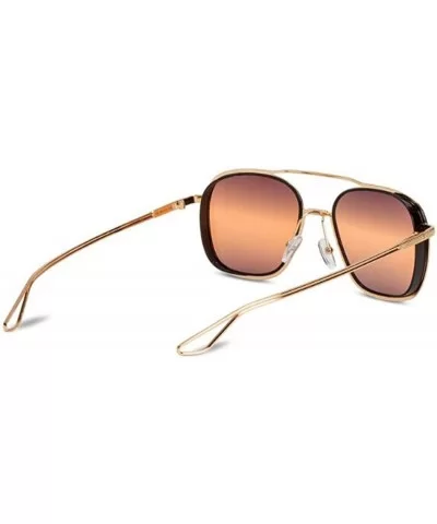 Fashion 2019 new sunglasses- ladies sunglasses- double beam sunglasses - C - CM18S9LMUUE $67.81 Aviator