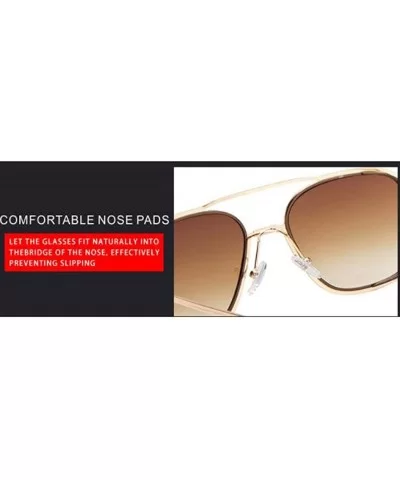 Fashion 2019 new sunglasses- ladies sunglasses- double beam sunglasses - C - CM18S9LMUUE $67.81 Aviator