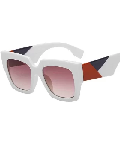 Fashion Sunglasses Trend Sunglasses Women'S Box Sunglasses - C618X858TMZ $74.72 Aviator