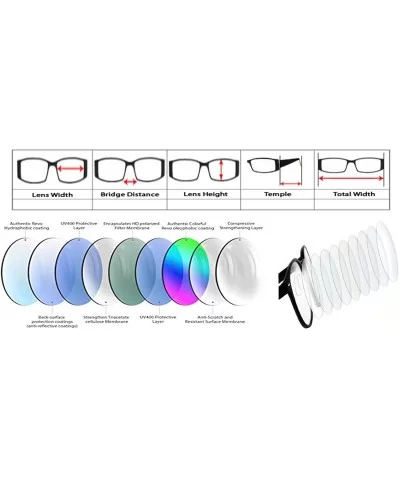 Clear Bifocal + Polarized Magnetic Clip on - Polarized Sunglasses New Arrived - CO18LMCU6D7 $45.62 Wayfarer