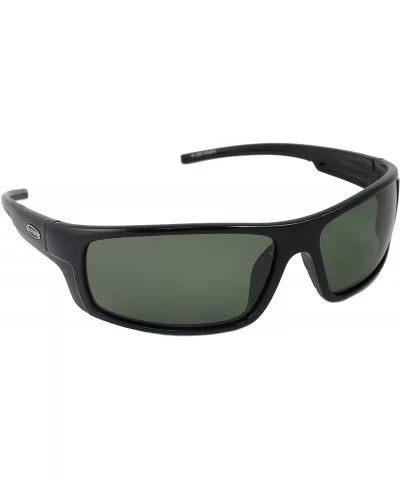 Finatic Polarized Sunglasses - Black Frame - Grey Lens - CF11PL98BWB $26.77 Rectangular