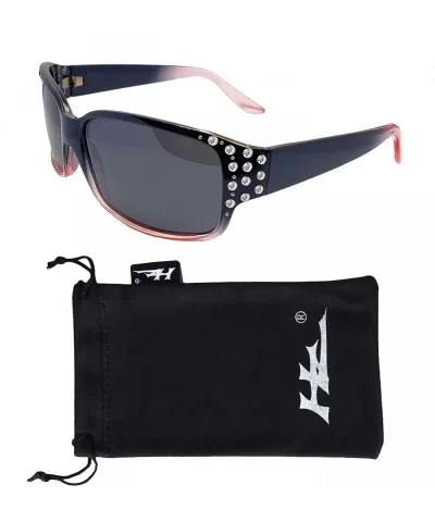 Polarized Sunglasses for Women - Premium Fashion Sunglasses - HZ Series Diamante Womens Designer Sunglasses - C718T7QU86H $37...