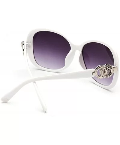 Fashion UV Protection Glasses Travel Goggles Outdoor Sunglasses - White - CI18Q0YWHMH $21.07 Goggle