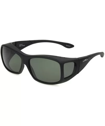 Haven-Denali Polarized Rectangular Fits Over Sunglasses - Black - 61 mm - CN11KE0VBNN $36.75 Rectangular