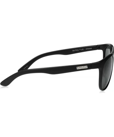 Liberty Polarized Sunglasses - Matte Black Frame/Gray Polycarbonate Lens - CZ12O0HV848 $27.80 Sport