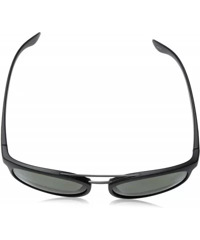 Liberty Polarized Sunglasses - Matte Black Frame/Gray Polycarbonate Lens - CZ12O0HV848 $27.80 Sport