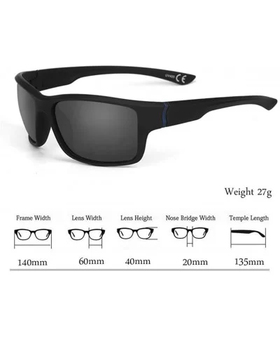 Outdoor Sports Glasses Riding Sunglasses Fashion Men and Women Sports Sunglasses Plastic Sunglasses - CD18UK2DCLZ $10.27 Rect...