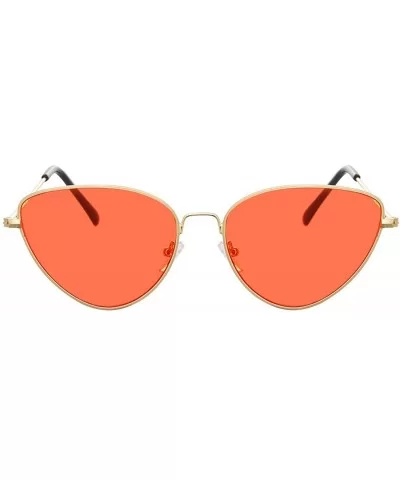 Butterfly Sunglasses Women Brand Designer Vintage Fashion Rose Gold Mirror Sun Glasses Unique Ladies Female - CB198A5T6K0 $55...