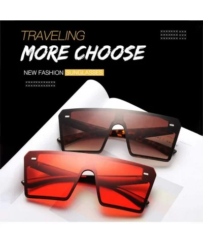 Colorful Sunglasses Personality Driving - White Blue - CY190MX035Q $63.77 Square