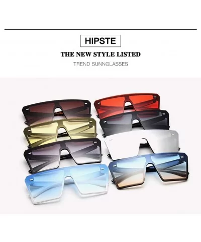 Colorful Sunglasses Personality Driving - White Blue - CY190MX035Q $63.77 Square