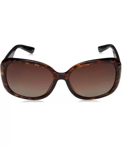 womens Pld 4069/G/S/X Square Sunglasses - Dark Havana/Polarized Brown Gradient - CL18I0DLH76 $89.90 Square