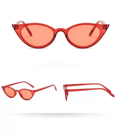 Women Vintage Cat Eye Irregular Shape Sunglasses Eyewear Retro Unisex - A - CB18Q3STK7W $10.22 Cat Eye