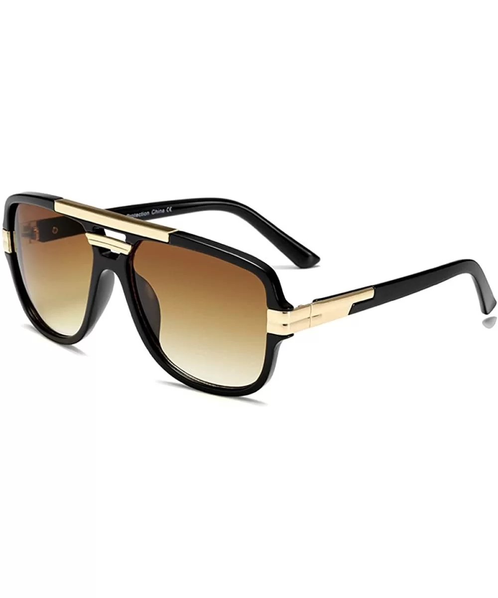 Men Sunglasses Sun Glasses Luxury Gradient Sunglass UV400 Shades - C41900A0O59 $25.46 Oval