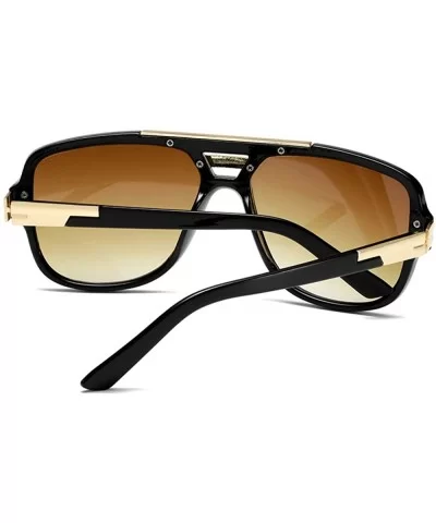 Men Sunglasses Sun Glasses Luxury Gradient Sunglass UV400 Shades - C41900A0O59 $25.46 Oval