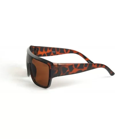 Retro Fashion Wayfarer Vintage Style Unisex Sunglasses P2054 - Tortoise-brown Lens - C511BOU644N $12.20 Wayfarer