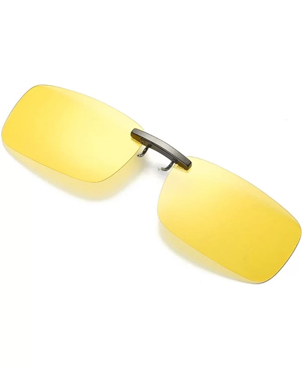 Detachable Night Vision Lens Driving Metal Polarized Clip On Sun6135ye - CY18RR2KMAM $13.96 Aviator