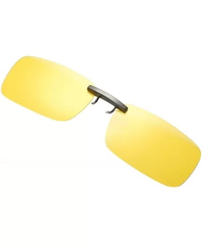 Detachable Night Vision Lens Driving Metal Polarized Clip On Sun6135ye - CY18RR2KMAM $13.96 Aviator