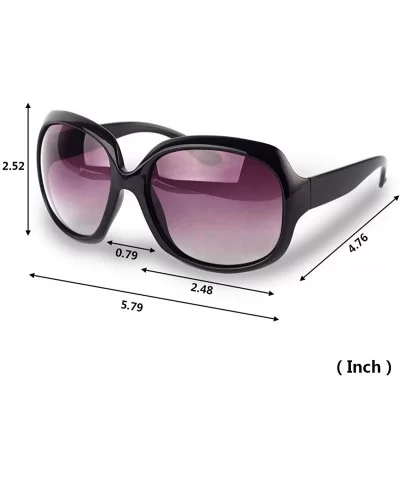 Polarized Sunglasses for Women - UV400 Lens Sunglasses for Female Ladies Fashionwear Pop Polarized Sun Eye Glass - C418SHEIXH...