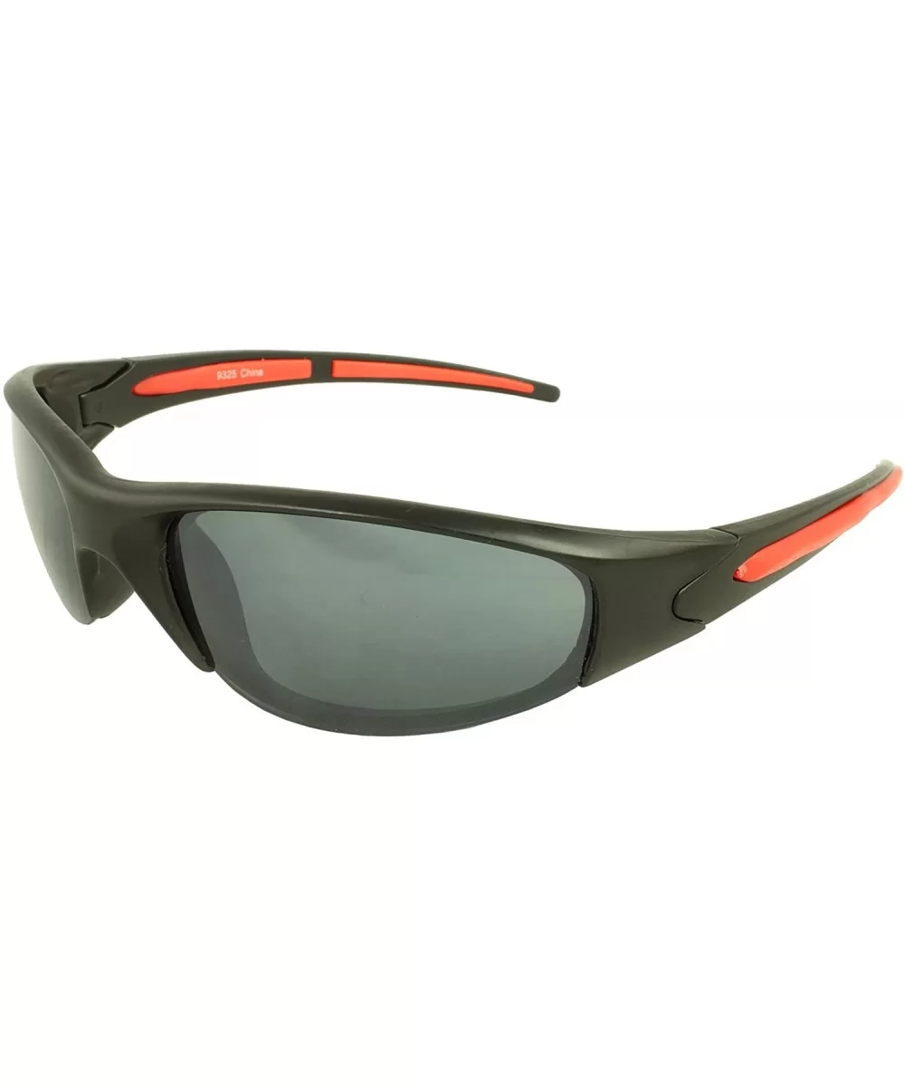 TU9325 Wrap Fashion Sunglasses - Black Red - CL11DN2BRQF $11.94 Wrap