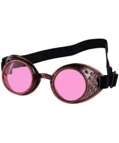 Glasses- Vintage Style Steampunk Goggles Welding Punk Cosplay - 8289pk - CM18ROYRCHY $13.20 Goggle
