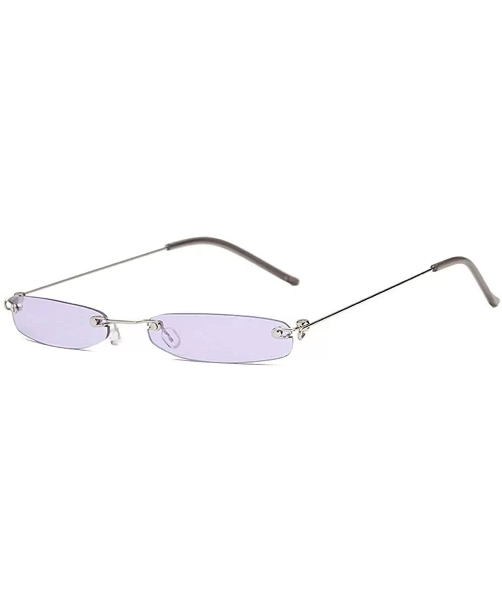 Small Oval Sunglasses For Small Face Women And Men Cat Eye Sun Glasses UV400 - C3 - CF1900DOYCA $11.23 Cat Eye