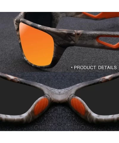 Polarized Sports Sunglasses for Men Women Driving Fishing Cycling Running UV Protection - CK18D5XDXTU $22.49 Oversized