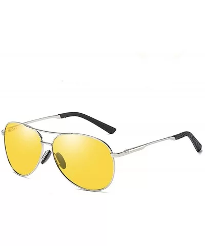 Men Aviator Polarized Sunglasses UV Protective Glasses Men Night Vision Glasses Safety Protective Goggles - CG18NHZ5578 $21.3...