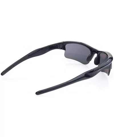 Sports Polarized Sunglasses UV Protection Sunglasses for Fishing Golf Motorcycle - Black - CA18W7Q6MHD $33.97 Sport