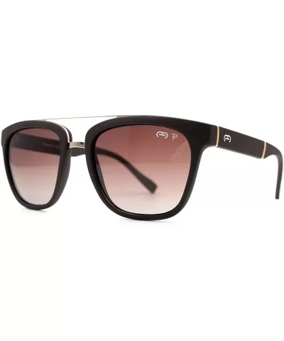 p688 Fashion Square Polarized - for Womens-Mens 100% UV PROTECTION - Blackgold-black - CW192TDD0D8 $38.59 Square